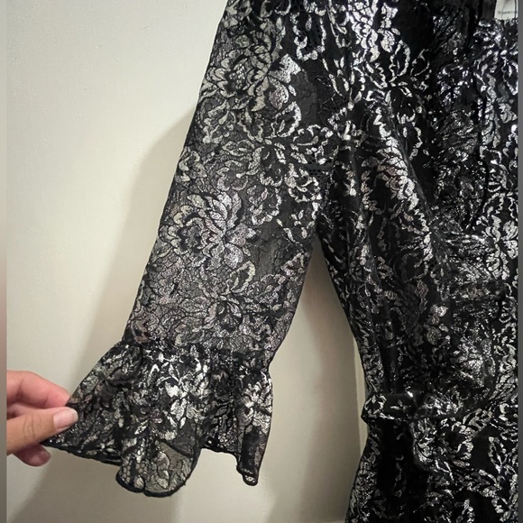 The Vampires Wife x H&M Mystique silver black lace dress size small - Picture 13 of 16